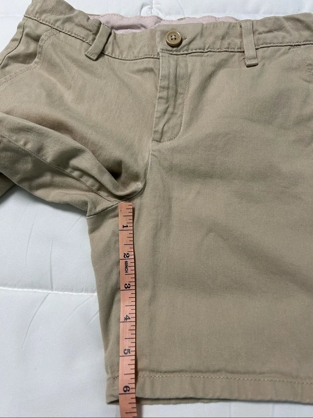 GAP Kids School Tan Chino Bermuda Shorts Size 8 Plus Girls School Gap Shorts